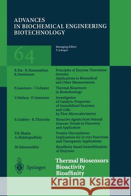 Thermal Biosensors Bioactivity Bioaffinity P.K. Bhatia, B. Danielsson, P. Gemeiner, S. Grabley, F. Lammers, A. Mukhopadhyay, K. Ramanathan, M. Saleemuddin, T. Sche 9783662147276 Springer-Verlag Berlin and Heidelberg GmbH &  - książka