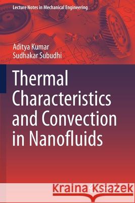 Thermal Characteristics and Convection in Nanofluids Aditya Kumar Sudhakar Subudhi 9789813342507 Springer - książka