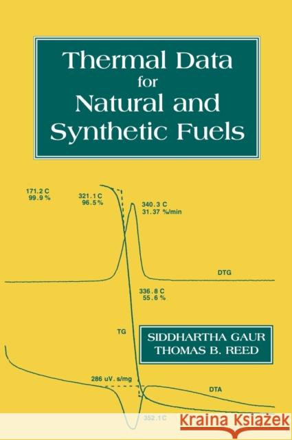 Thermal Data for Natural and Synthetic Fuels Siddhartha Gaur T. Reed S. Gaur 9780824700706 CRC - książka