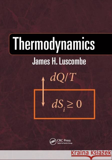 Thermodynamics James Luscombe 9780367571993 CRC Press - książka