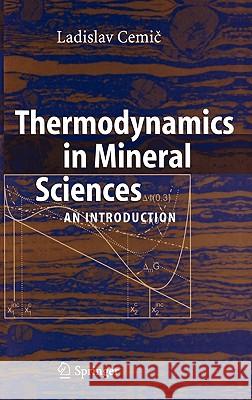 Thermodynamics in Mineral Sciences: An Introduction Cemic, Ladislav 9783540243649 Springer - książka