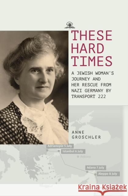 These Hard Times: A Jewish Woman's Rescue from Nazi Germany by Transport 222 Anne Groschler 9781644699096 Academic Studies Press - książka