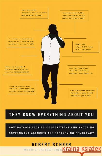 They Know Everything about You: How Data-Collecting Corporations and Snooping Government Agencies Are Destroying Democracy Robert Scheer 9781568585185 Nation Books - książka