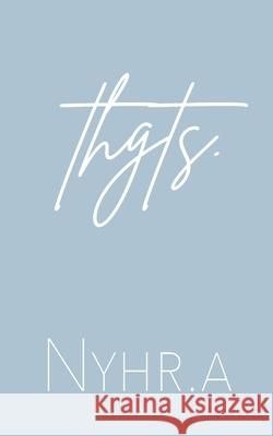 Thgts. Nyhr a. 9780578801889 Paryah Publishing House, LLC. - książka