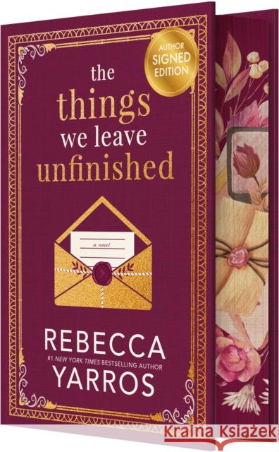 Things We Leave Unfinished (SIGNED) Rebecca Yarros 9781682816318 Entangled: Amara - książka