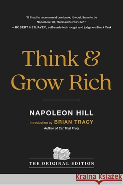 Think and Grow Rich Napoleon Hill 9780306834721 Hachette Go - książka