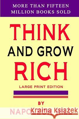 Think and Grow Rich Napoleon Hill 9781897384282 Magdalene Press - książka