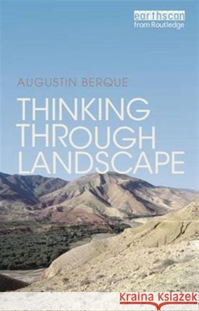 Thinking Through Landscape  9781138172272 Routledge - książka