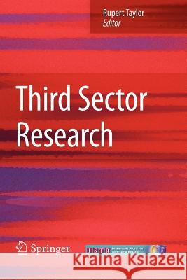 Third Sector Research Rupert Taylor 9781461415138 Springer, Berlin - książka