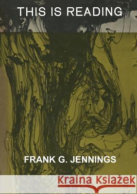 This Is Reading Frank G. Jennings 9781468442342 Springer - książka