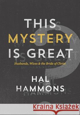 This Mystery Is Great Hal Hammons 9781941422137 One Stone - książka