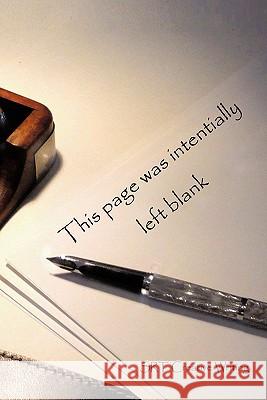 This Page Was Intentionally Left Blank Srt Creative Writing 9781452035154 Authorhouse - książka