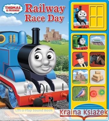 Thomas & Friends: Railway Race Day Lift-a-Flap Sound Book PI Kids 9781450833172  - książka