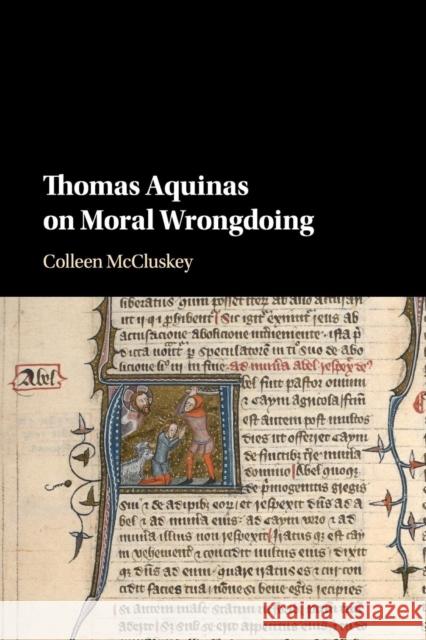 Thomas Aquinas on Moral Wrongdoing Colleen McCluskey 9781316626894 Cambridge University Press - książka