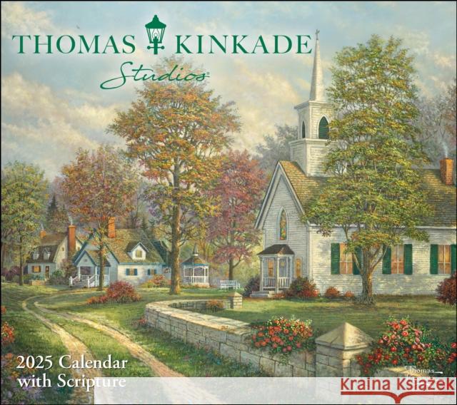 Thomas Kinkade Studios 2025 Deluxe Wall Calendar with Scripture Thomas Kinkade 9781524889180 Andrews McMeel Publishing - książka