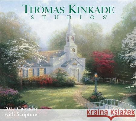 Thomas Kinkade Studios® 2027 Deluxe Wall Calendar with Scripture Thomas Kinkade 9798881609382 Andrews McMeel Publishing - książka