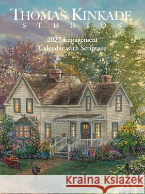 Thomas Kinkade Studios® 2027 Monthly/Weekly Engagement Calendar with Scripture Thomas Kinkade 9798881609412 Andrews McMeel Publishing - książka