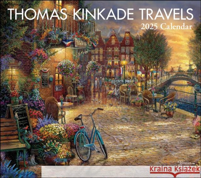 Thomas Kinkade Travels 2025 Deluxe Wall Calendar Thomas Kinkade 9781524892807 Andrews McMeel Publishing - książka