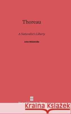 Thoreau John Hildebidle 9780674494312 Harvard University Press - książka