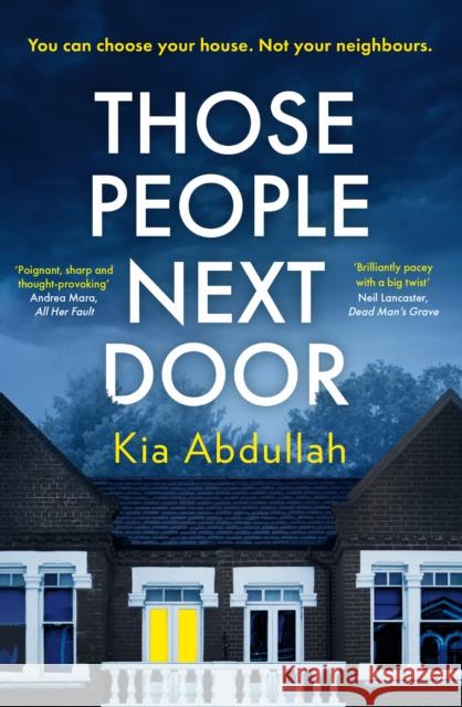 Those People Next Door Kia Abdullah 9780008433680 HarperCollins Publishers - książka