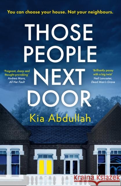 Those People Next Door Kia Abdullah 9780008433697 HarperCollins Publishers - książka