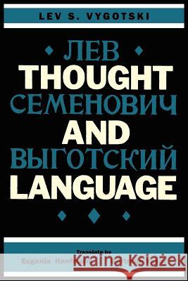 Thought and Language  9781614272441 Martino Fine Books - książka