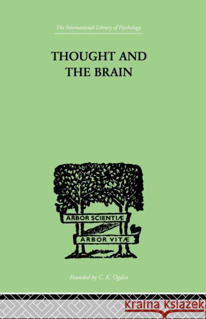 Thought and the Brain Henri Piron 9781138875517 Routledge - książka