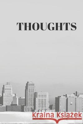 Thoughts: 90 Pages of 6 X 9 Inch White Numbered Pages No Lines Journal Man 9781692254155 Independently Published - książka
