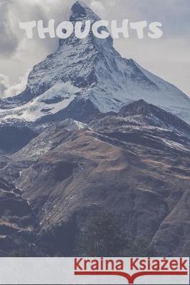 Thoughts: 90 Pages of 6 X 9 Inch White Numbered Pages No Lines Journal Man 9781692254612 Independently Published - książka