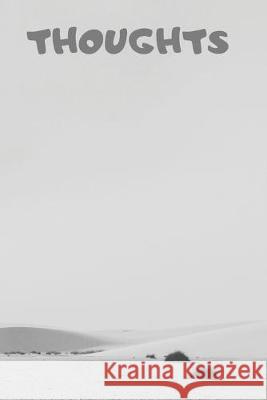 Thoughts: 90 Pages of 6 X 9 Inch White Numbered Pages No Lines Journal Man 9781692256074 Independently Published - książka