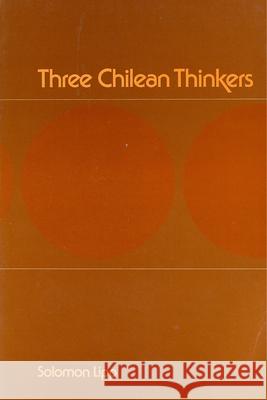 Three Chilean Thinkers  9780889200173 Wilfrid Laurier University Press - książka