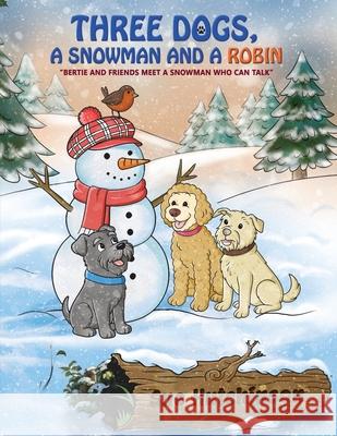 Three Dogs A Snowman and a Robin Sue Hutchinson 9781835388099 Maple Publishers - książka