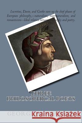 Three Philosophical Poets George Santayana 9781507694343 Createspace - książka