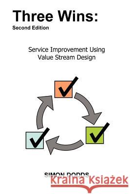 Three Wins: Service Improvement Using Value Stream Design Simon Dodds 9781847536310 Lulu.com - książka