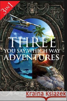 Three You Say Which Way Adventures Blair Polly DM Potter 9781519771377 Createspace Independent Publishing Platform - książka