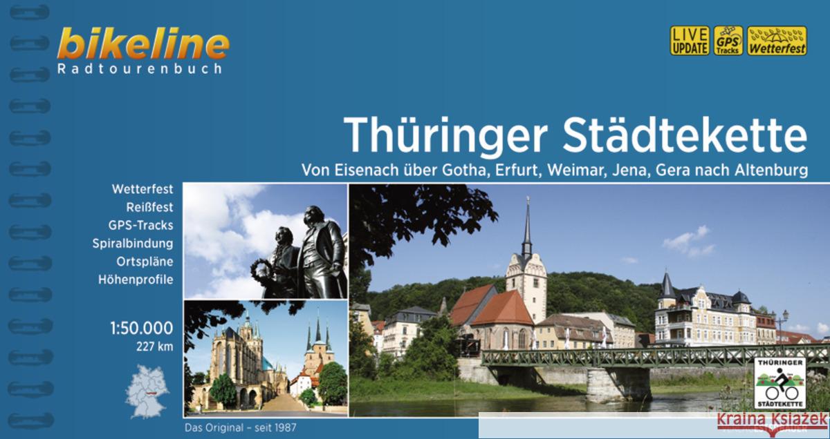 Thüringer Städtekette  9783711100139 Esterbauer - książka