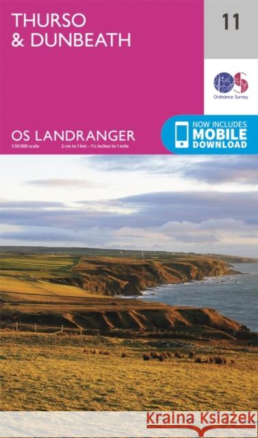 Thurso & Dunbeath Ordnance Survey 9780319261095 Ordnance Survey - książka