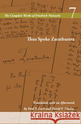 Thus Spoke Zarathustra: Volume 7  9780804728799 Stanford University Press - książka