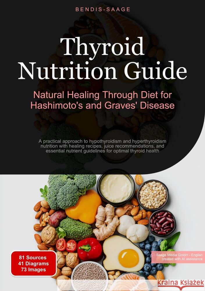 Thyroid Nutrition Guide: Natural Healing Through Diet for Hashimoto's and Graves' Disease Saage - English, Bendis A. I. 9783384526687 Saage Books - książka