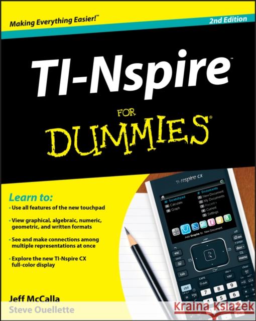 TI-Nspire for Dummies McCalla, Jeff 9781118004661  - książka