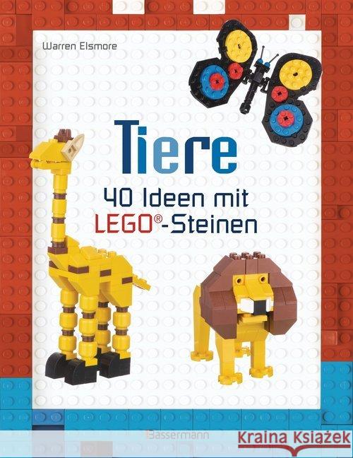 Tiere : 40 Ideen mit LEGO®-Steinen Elsmore, Warren 9783809438168 Bassermann - książka