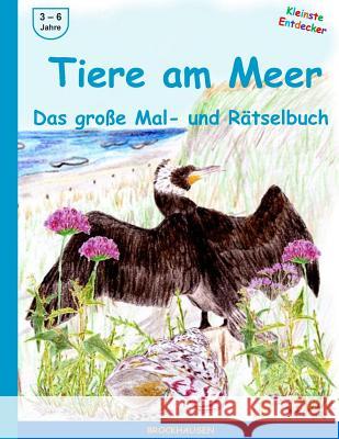 Tiere am Meer - Das grosse Mal- und Rätselbuch: Farbausgabe Golldack, Dortje 9781514851883 Createspace Independent Publishing Platform - książka