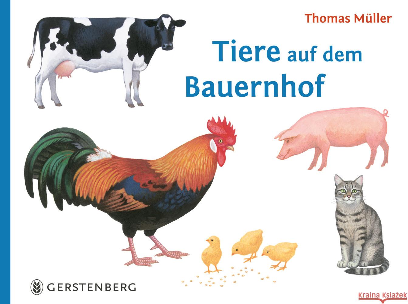 Tiere auf dem Bauernhof Müller, Thomas 9783836962797 Gerstenberg Verlag - książka