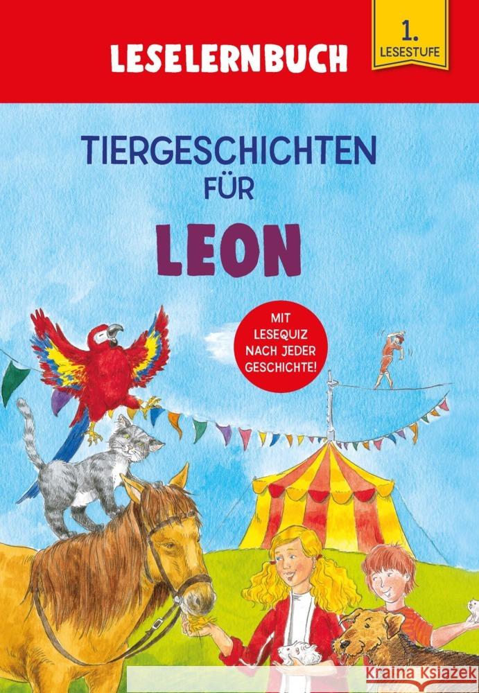 Tiergeschichten für Leon - Leselernbuch 1. Lesestufe Kessel, Carola von 9783849938529 Schwager & Steinlein - książka