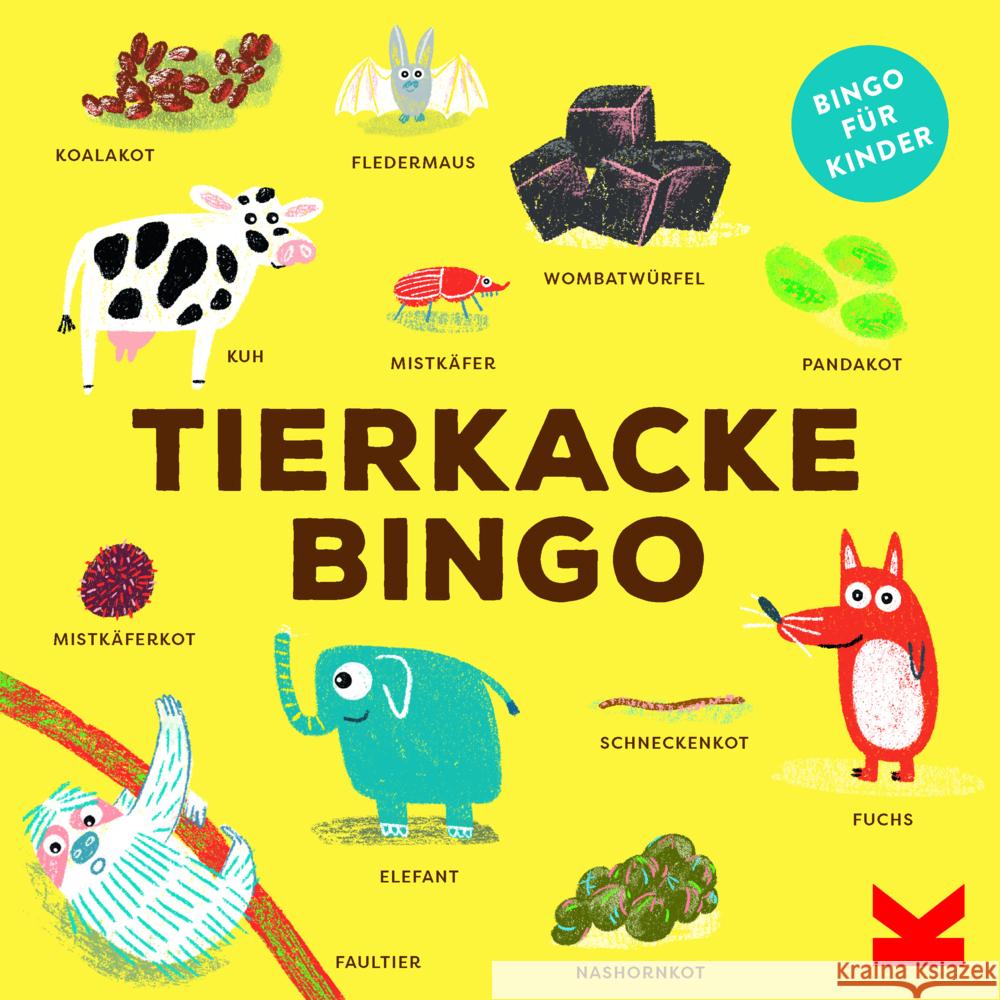 Tierkacke-Bingo (Kinderspiele) Onn, Aidan 9783962441722 Laurence King Verlag GmbH - książka