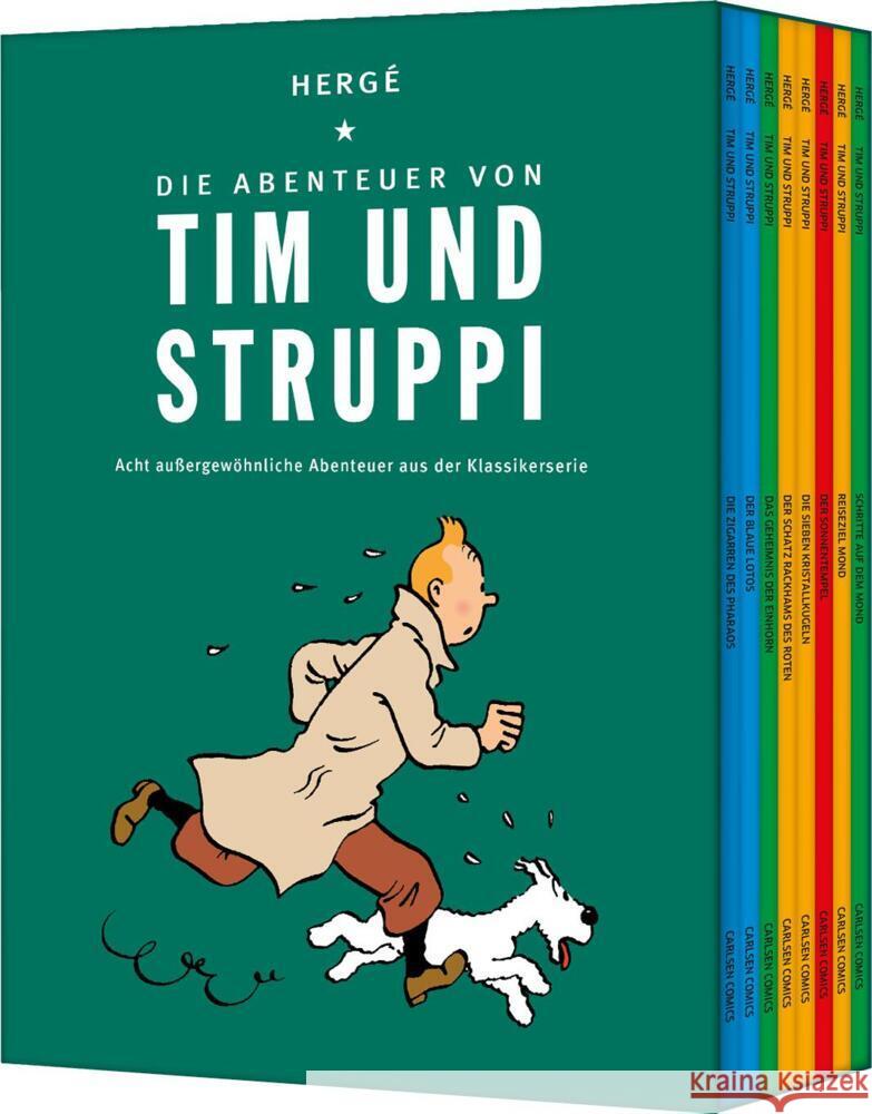 Tim und Struppi, 8 Teile Hergé 9783551805706 Carlsen Comics - książka