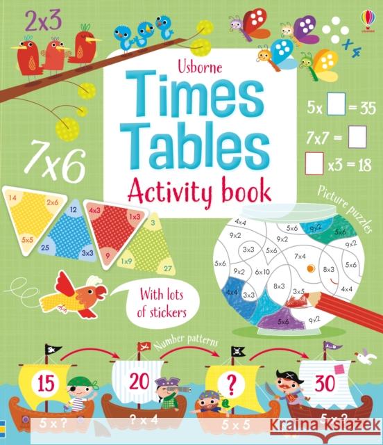 Times Tables Activity Book Rosie Dickins 9781409599302 Usborne Publishing Ltd - książka