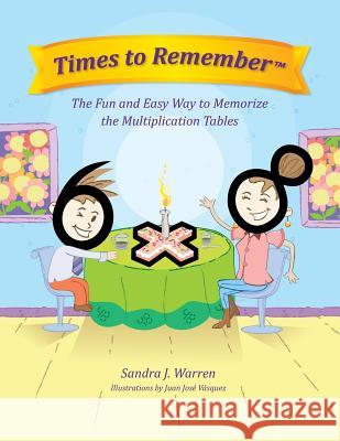 Times To Remember: The Fun and Easy Way to Memorize the Multiplication Tables Vasquez, Juan Jose 9780983658030 Joyful Learning Publications, LLC - książka