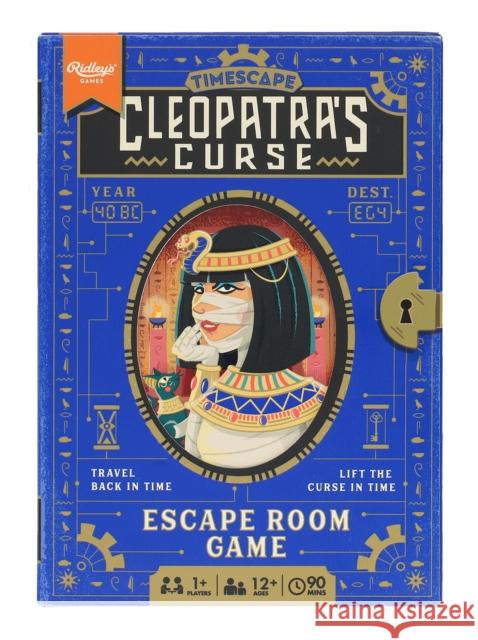 Timescape: Cleopatra's Curse Ridley's Games 9781797229119 Chronicle Books - książka