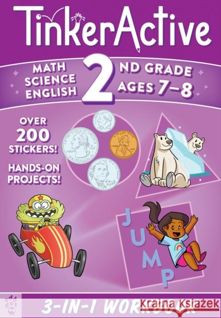 TinkerActive 2nd Grade 3-in-1 Workbook Megan Hewes Butler 9781250884756 Odd Dot - książka